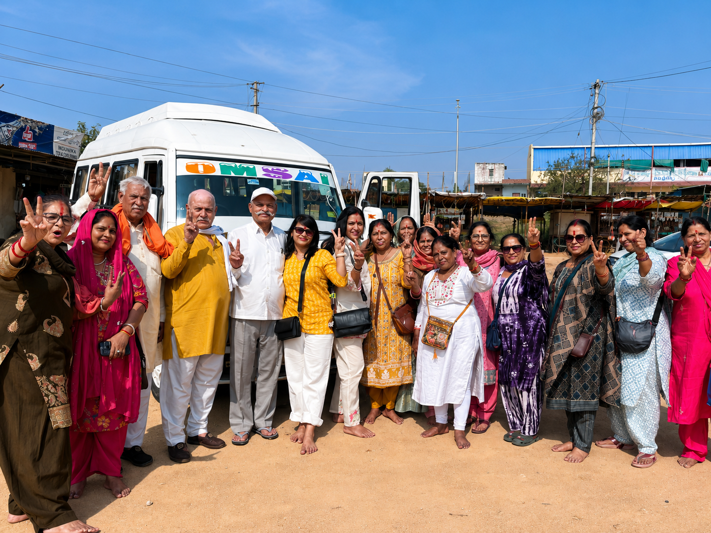 Group travel India happy clients